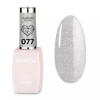 Manica, Лак для ногтей гибридный - Aurora Glow 077, 10мл