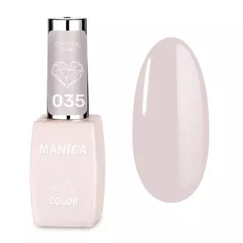 Manica, Лак гибридный, Crystal Pink 035, 10мл