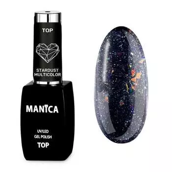 Manica Top hybrid UV/LED Gel Polish Top Stardust Multicolor 10 мл