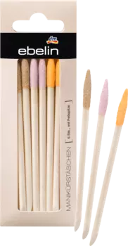 Маникюрные палочки с насадкой-пилочкой 6 шт. ebelin