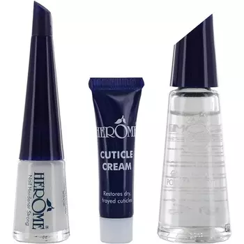 Маникюрный набор 3-в-1 — набор для ухода за слабыми или расслаивающимися ногтями — с отвердителем для ногтей, кремом для кутикулы и жидкостью для снятия лака Single-I, Herome