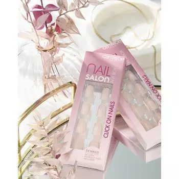 Маникюрный салон в коробке Click on Nails 010 Catrice, 24 шт.