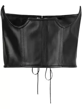 Manokhi корсет на шнуровке, черный