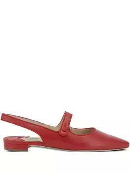 Manolo Blahnik балетки Campariflatsli, красный