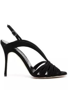 Manolo Blahnik босоножки Sardina 10, черный