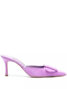 Manolo Blahnik мюли Maysale 70, розовый