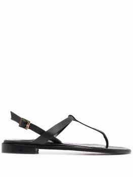 Manolo Blahnik сандалии Hata с ремешком на пятке, черный