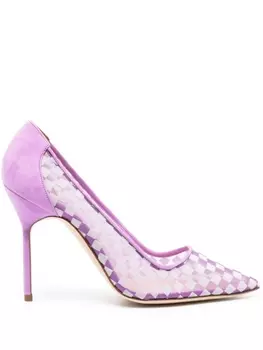 Manolo Blahnik туфли BBLA 100, фиолетовый