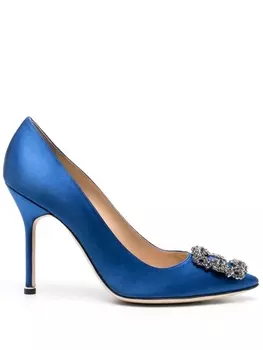 Manolo Blahnik туфли-лодочки Hangisi 105, синий