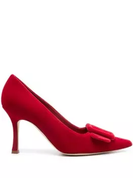 Manolo Blahnik туфли Maysale 90, красный