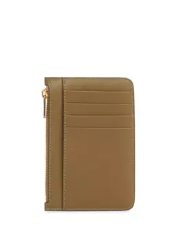 Mansur Gavriel кошелек на молнии с логотипом, зеленый