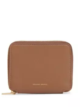 Mansur Gavriel маленький кошелек с круговой молнией, коричневый
