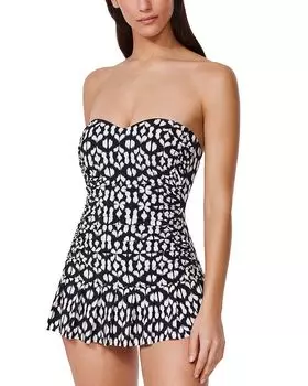 Мантра Бандо Пляжное Платье Profile by Gottex, черный