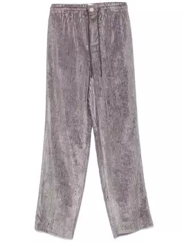 Manuel Ritz брюки из шенилла, серый