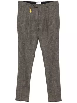 Manuel Ritz брюки в клетку, коричневый