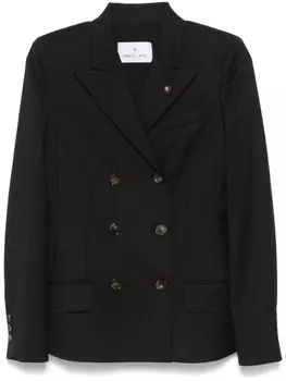 Manuel Ritz двубортный блейзер, черный