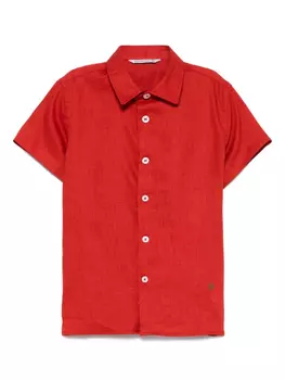 Manuel Ritz фактурная рубашка, красный