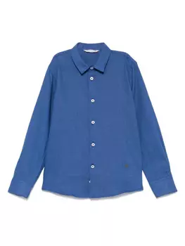 Manuel Ritz фактурная рубашка, синий
