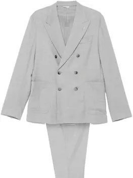 Manuel Ritz фланелевый костюм, серый