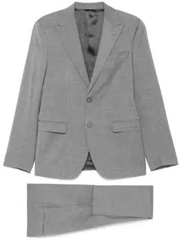 Manuel Ritz костюм с однобортным пиджаком, серый