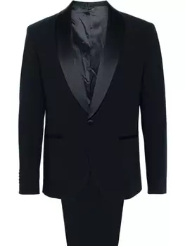 Manuel Ritz костюм с однобортным пиджаком, синий