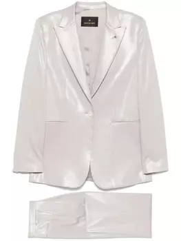 Manuel Ritz костюм в тонкую полоску, серый