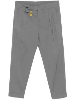 Manuel Ritz плиссированные брюки, серый