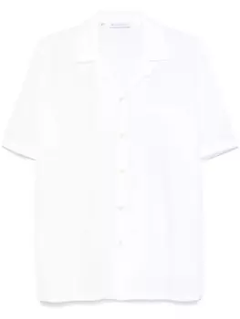 Manuel Ritz рубашка с распашным воротником, белый