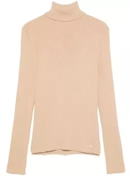 Manuel Ritz свитер с высоким воротником, серый