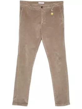 Manuel Ritz вельветовые брюки с застежкой-молнией, серый