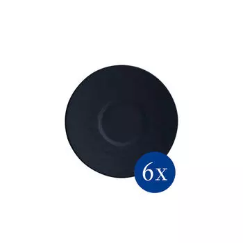 Мануфактурное каменное блюдце, 12см Villeroy & Boch, черный