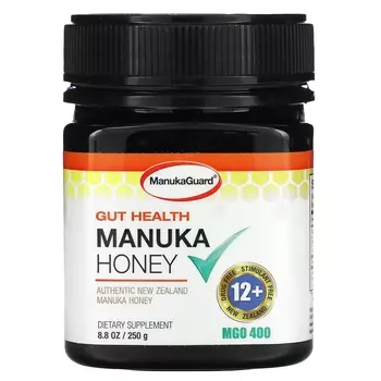 ManukaGuard Gut Health мед манука 400 MGO 250 г 8,8 унции