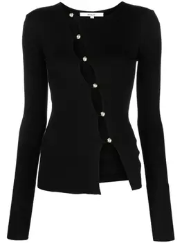 MANURI футболка асимметричного кроя, черный