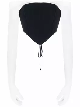 MANURI корсет Gigi со шнуровкой, черный