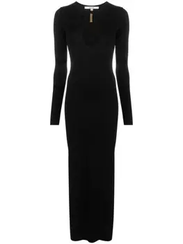 MANURI платье миди Mary Jean с цепочкой, черный