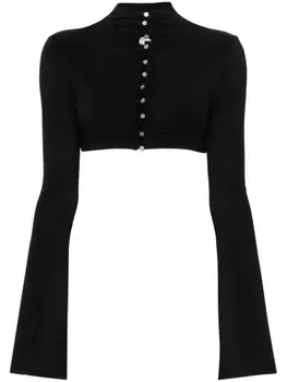 MANURI укороченный топ Leyla, черный