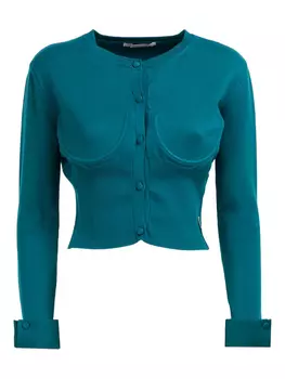 MAR DE MARGARITAS кардиган на косточке, синий