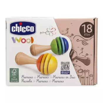 Маракасы детские деревянные, Chicco