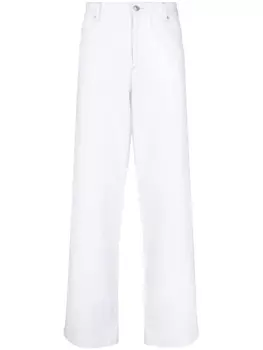Marant джинсы с логотипом, белый