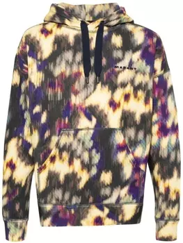 Marant худи Marvin с вышитым логотипом, желтый