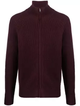 Marant кардиган из шерсти мериноса в рубчик, красный