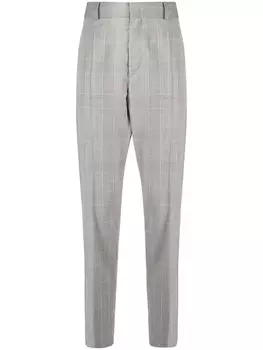 Marant клетчатые брюки строгого кроя, серый