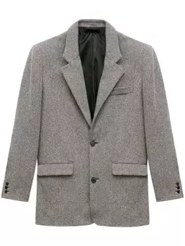 MARANT пиджак с узором в елочку, черный