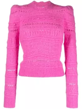 Marant toile Adler open-knit jumper, розовый