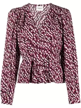 Marant toile блузка Eddy, фиолетовый