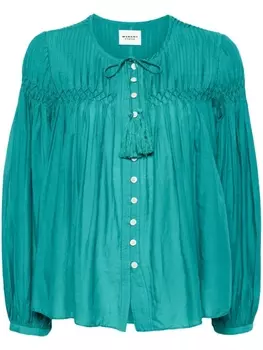 Marant toile блузка Plalia со складками, зеленый