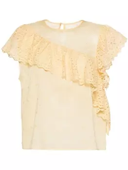 Marant toile блузка Sorani из органического хлопка, желтый