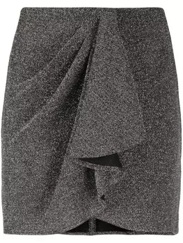 Marant toile драпированная юбка, серебристый