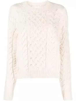 Marant toile джемпер Jake фактурной вязки, нейтральный цвет