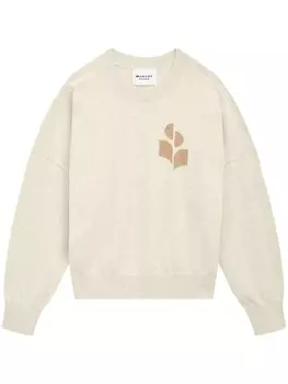 MARANT TOILE джемпер Marisans с логотипом, нейтральный цвет